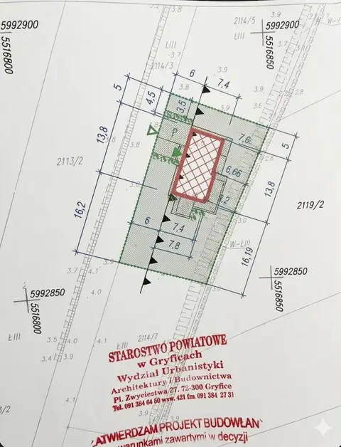 Działka z fundamentami i pozwoleniem | Trzebiatów — miniatura 3